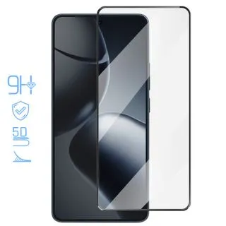 Protector de Pantalla de Cristal Templado Full Cover para Xiaomi 14T – Borde Negro
