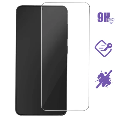 Cristal Templado Full Cover para Samsung Galaxy S22– Sin Bordes Negros, Alta Transparencia