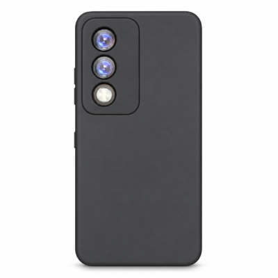 Funda de Silicona con Protección de Cámara – Antigolpes y Tacto Suave para Oppo A80 - Negro