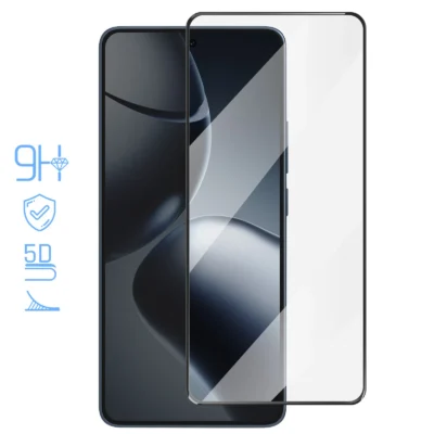 Protector de Pantalla de Cristal Templado Full Cover para Xiaomi 14T – Borde Negro