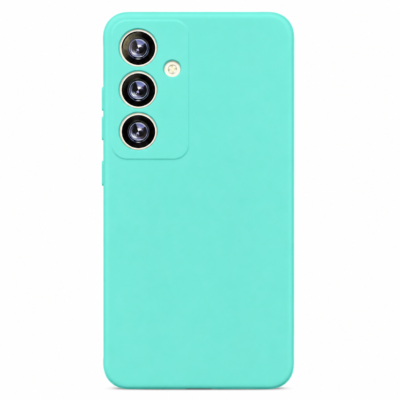 Funda de Silicona con Protección de Cámara – Antigolpes y Tacto Suave para Samsung Galaxy S24 - Turquesa