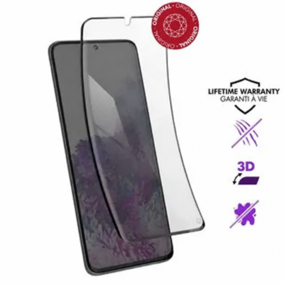 Protector de Pantalla de Cristal Templado Full Cover para Samsung Galaxy S20 Fe– Borde Negro