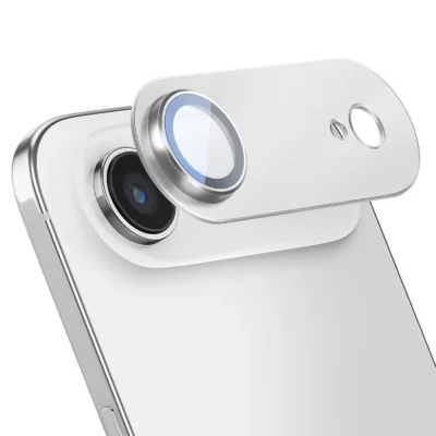 Protector de Cámara Trasera Completo para iPhone 17 AIR – Cristal Templado y Protección de Lentes - Plata