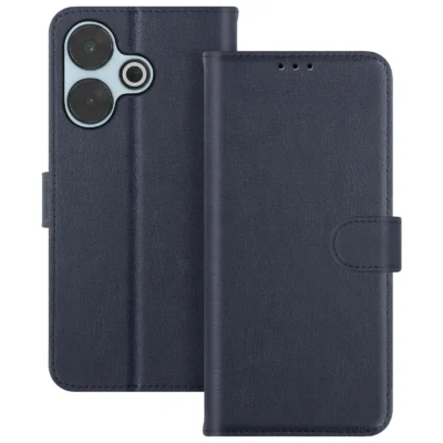 Funda de Cuero en Libro para Xiaomi Redmi 13 - Azul