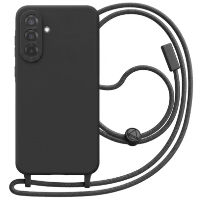 Funda con Cordón para Samsung Galaxy A54 5G - Negro