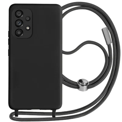 Funda con Cordón para Samsung Galaxy A53 5G - Negro