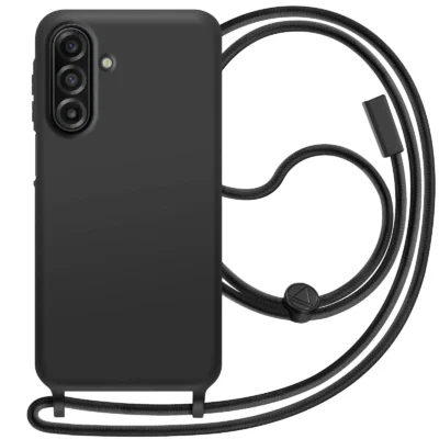 Funda con Cordón para Samsung Galaxy A17 - Negro