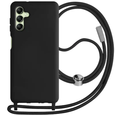 Funda con Cordón para Samsung Galaxy A14 - Negro