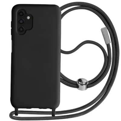 Funda con Cordón para Samsung Galaxy A13 - Negro