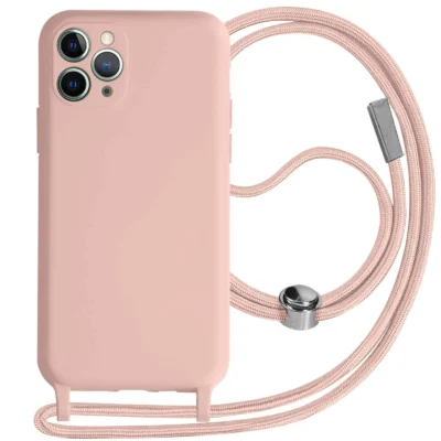 Funda con Cordón para iPhone 11 Pro - Rosa