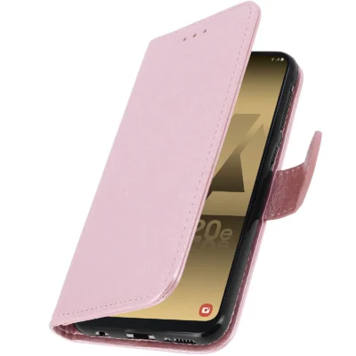 Funda de Cuero en Libro para Samsung Galaxy A20e - Rosa