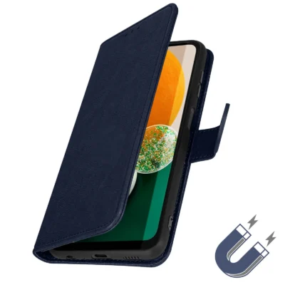 Funda de Cuero en Libro para Samsung Galaxy A13 - Azul