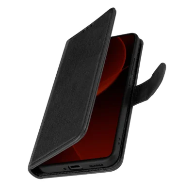 Funda de Cuero en Libro para Xiaomi 13T Pro - Negro