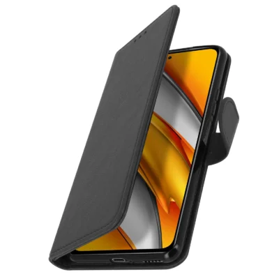 Funda de Cuero en Libro para Xiaomi 11i - Negro