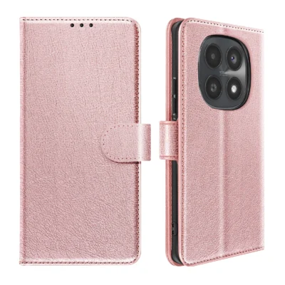 Funda de Cuero en Libro para Xiaomi Redmi Note 15 - Rosa