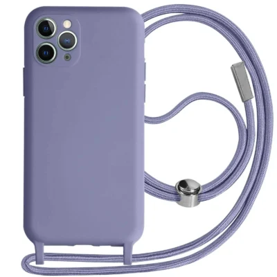 Funda con Cordón para iPhone 11 Pro - Morado
