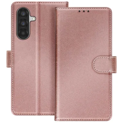 Funda de Cuero en Libro para Samsung Galaxy A34 5G - Rosa