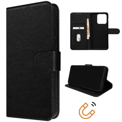 Funda de Cuero en Libro para Xiaomi 13 Pro - Negro
