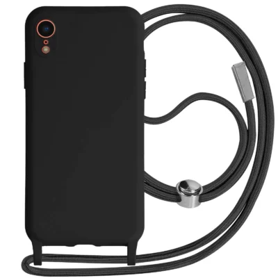 Funda con Cordón para iPhone XR - Negro
