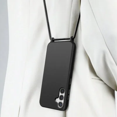 Funda con Cordón para Samsung Galaxy S24 - Negro