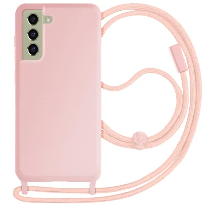 Funda con Cordón para Samsung Galaxy S21 FE - Rosa
