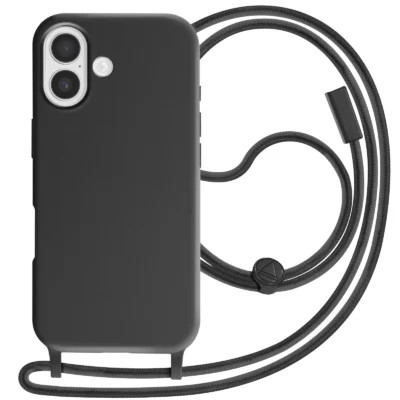 Funda con Cordón para iPhone 17 - Negro