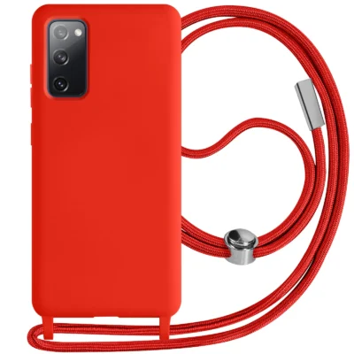Funda con Cordón para Samsung Galaxy S20 FE - Rojo