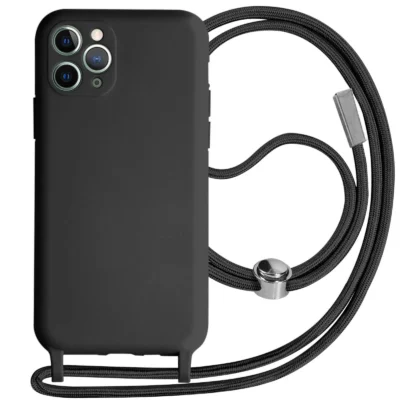 Funda con Cordón para iPhone 11 Pro - Negro