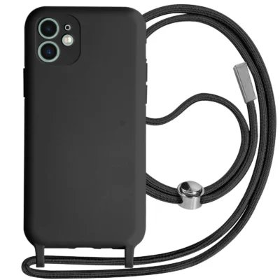 Funda con Cordón para iPhone 11 - Negro