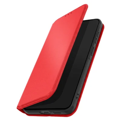 Funda de Cuero en Libro para Samsung Galaxy A57 - Rojo