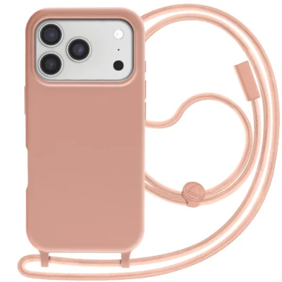 Funda con Cordón para iPhone 17 Pro - Rosa