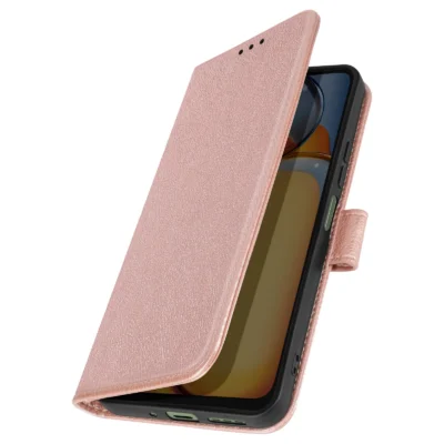 Funda de Cuero en Libro para Xiaomi Redmi 13C - Rosa