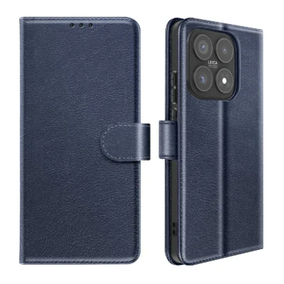 Funda de Cuero en Libro para Xiaomi 17 - Azul