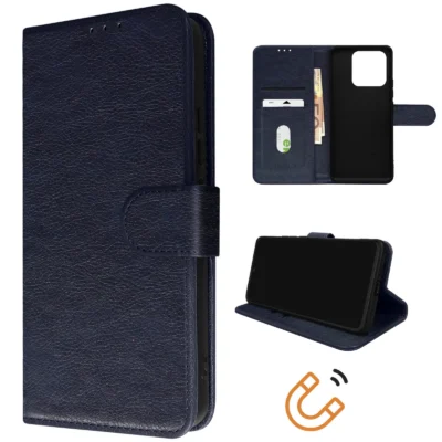 Funda de Cuero en Libro para Xiaomi 13 Pro - Azul
